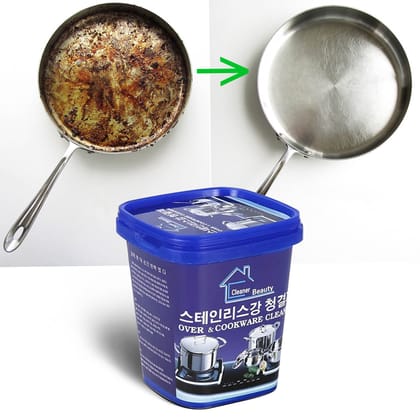 ZURU BUNCH Cleaner & Polish Removes Household Clean Universal Cleaning Paste for Removing Rust Oven & Cookware Cleaner Remove Stains from Stainless Steel Cleaning Paste Multi-Purpose