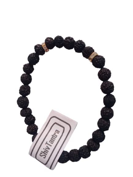 Mens bracelet Rudraksha bracelet Brown Black jewelry Mens gift for  boyfriend Mens yoga bracelet Energy bracelet Gemstone bracelet men