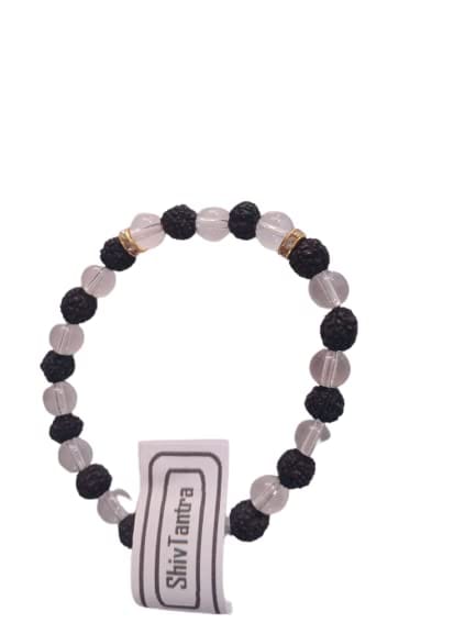 Amazon.com: ZENstore Set Black Tourmaline Certified and Rudraksha Yoga Mala  Necklace With Tassel 108 Beads and Certified Black Tourmaline Yoga Bracelet  : Handmade Products