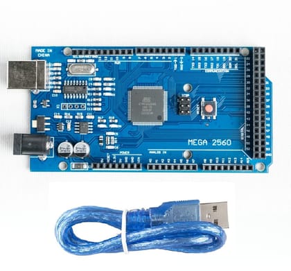 Bibox labs MEGA Board Compatible with Arduino IDE ATMEGA2560 ATmega16AU + USB Cable