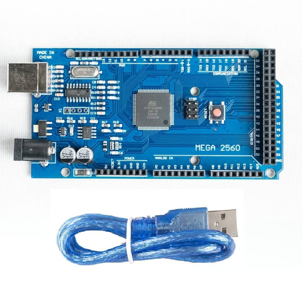 Bibox labs MEGA Board Compatible with Arduino IDE ATMEGA2560 ATmega16AU + USB Cable