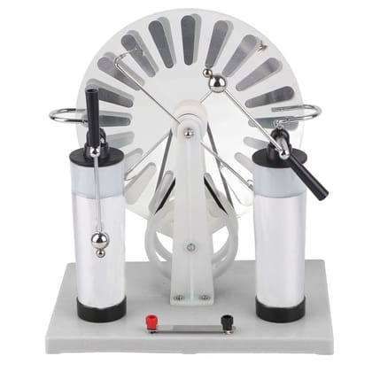 Bibox Labs Physics Electrostatic Generator, Wimshurst Static Machine, Physics Experiment Electrostatic Induction Electricity Generator Model Scientific Toy