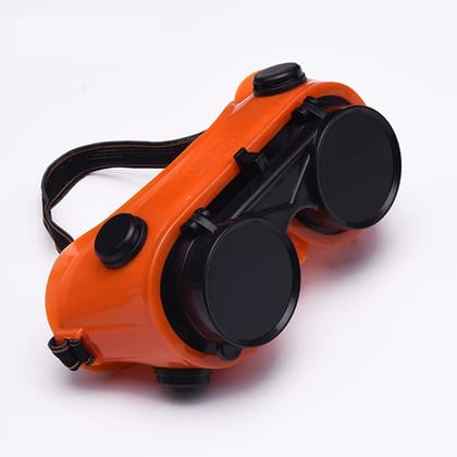 bibox labs Harden Welding Goggle professional Orange/Black 10cm 175mm |780210|