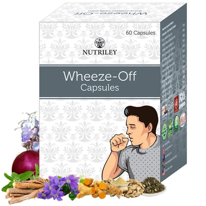Nutriley Wheeze-Off - Cough and Cold Care Capsules (60 Capsules)