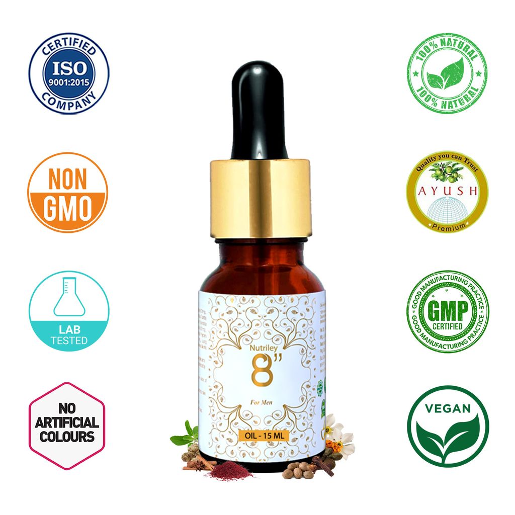 Nutriley 8" Inch - For Men Lotion (15 ml)