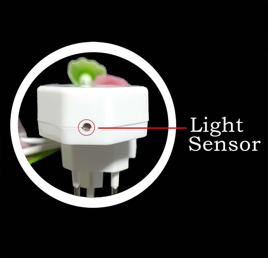 ZURU BUNCH Colorful LED Mushroom Night Light Bed Lamp Home Illumination Light sensor, Mushroom Light Night Lamp