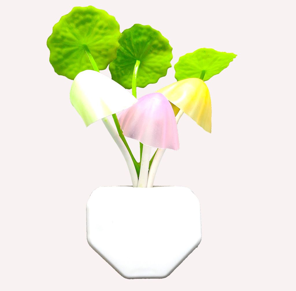 ZURU BUNCH Colorful LED Mushroom Night Light Bed Lamp Home Illumination Light sensor, Mushroom Light Night Lamp