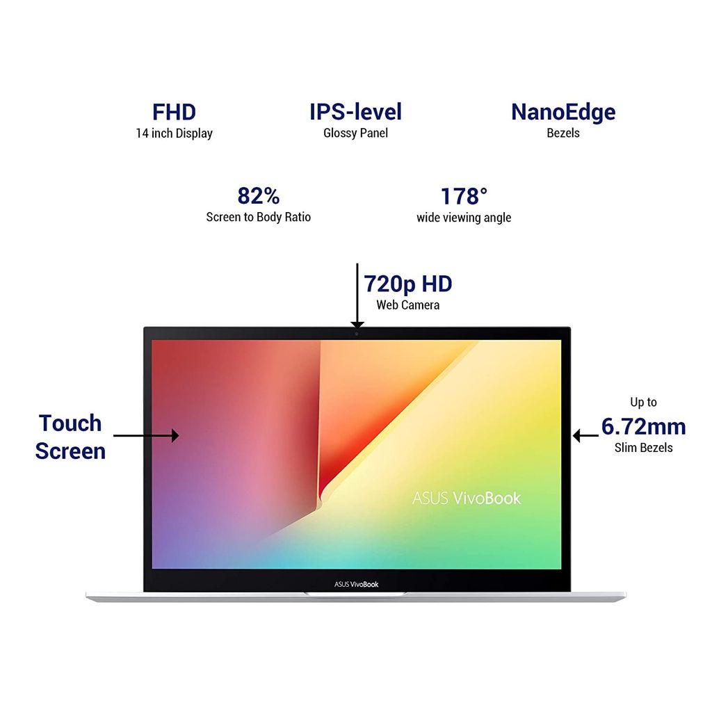 ASUS VivoBook Flip 14 (2021) Intel Core i5-1135G7 11th Gen 14 inches FHD LED IPS Touch 2-in-1 Laptop (8GB RAM/512 GB SSD/Windows 11/MS Office H&S/1 Year...