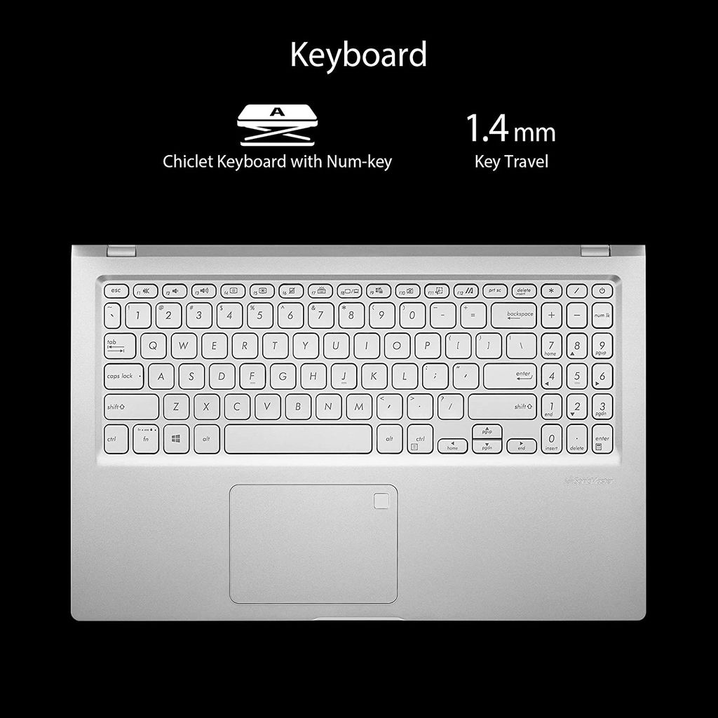 ASUS VivoBook 15 (2021) Intel Core i5-1035G1 10th Gen, 15.6"(39.62cms) FHD Thin and Light Laptop (8GB RAM/512GB + 32GB Optane Memory/Windows 11/Office 2021/Silver/1.8 Kg), X515JA-EJ562WS