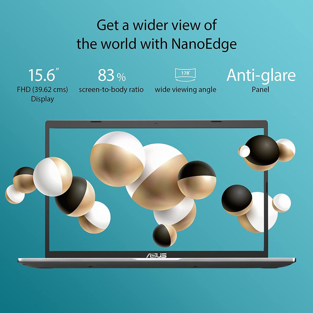 ASUS VivoBook 15 (2021) Intel Core i5-1035G1 10th Gen, 15.6"(39.62cms) FHD Thin and Light Laptop (8GB RAM/512GB + 32GB Optane Memory/Windows 11/Office 2021/Silver/1.8 Kg), X515JA-EJ562WS