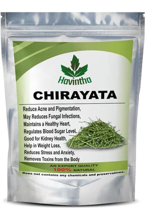 Havintha Natural Raw Chirayata (Chiretta) - Swertia Chirata - 100gm