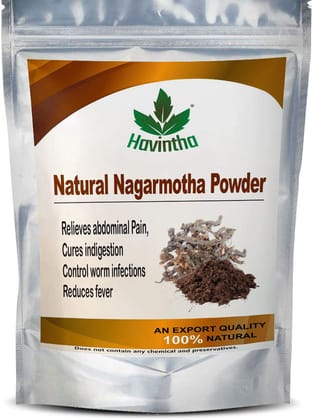 Havintha Natural Nagarmotha Powder for Relieves abdominal pain and control worm infections - 227g