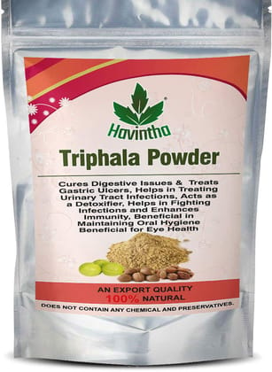 Havintha Natural Triphala Powder for Fighting Infections and Enhances Immunity - 227 Grams