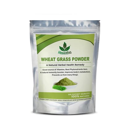Havintha Wheat Grass Powder Natural Detox Immunity Booster | Supports Healthy Metabolism - 100 gm