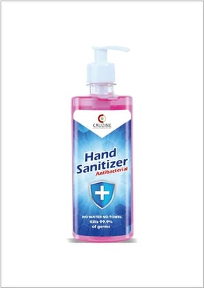 Cruzine Antibacterial Hand Sanitizer  Pink - pump bottle (500 ml)