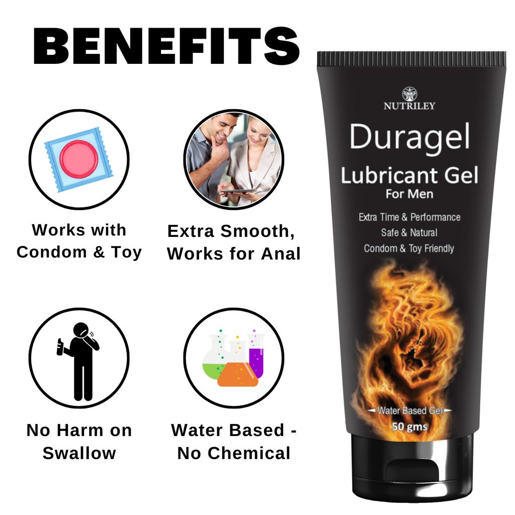 Nutriley Duragel - Lubricant Gel for Men (50 Gms)