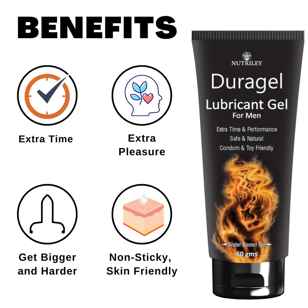 Nutriley Duragel - Lubricant Gel for Men (50 Gms)