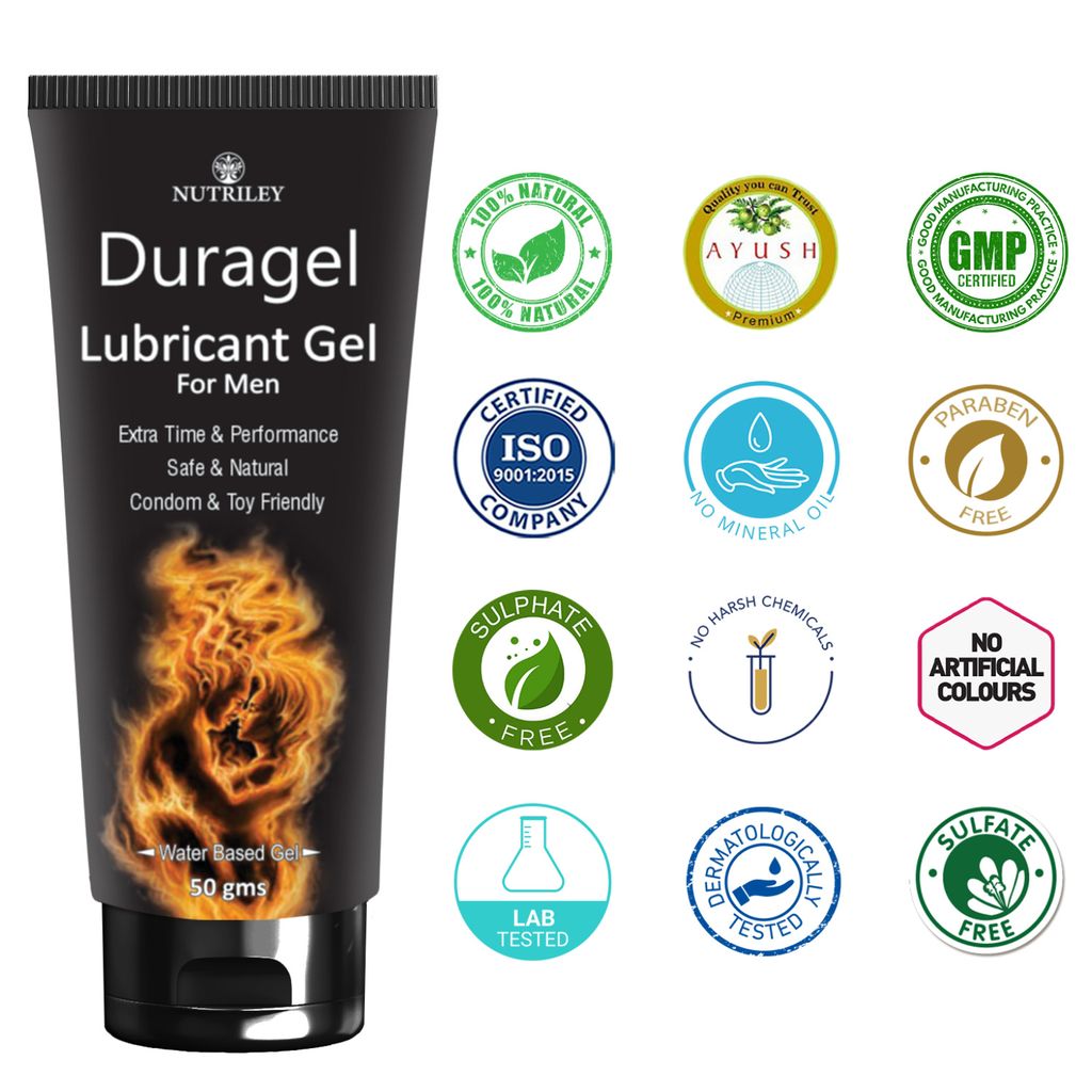 Nutriley Duragel - Lubricant Gel for Men (50 Gms)