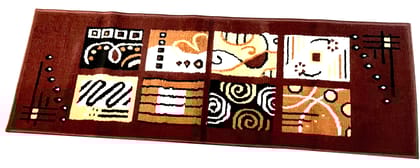 Omkar by R3 Inc. Tufted Carpet with anti slippery back - 51x148 cm