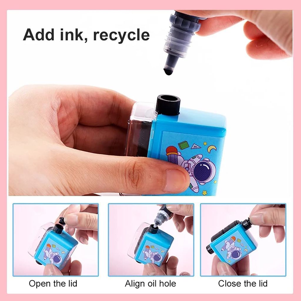 ZURU BUNCH Math Roller Stamp for Addition Subtraction Multiplication Division, for Preschool Homeschool Supplies, Math Calculation Stamps Practice Tools Educational Toy