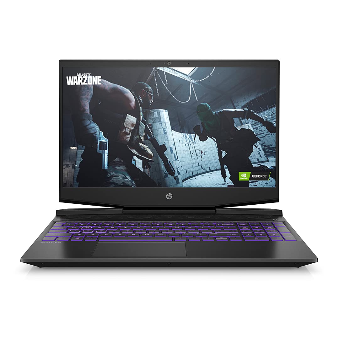 HP Pavilion Gaming 11th Gen Intel Core i5 15.6"(39cm) FHD Gaming Laptop (8GB RAM/256GB SSD+1TB HDD/144Hz/GTX 1650 4GB Graphics/Windows 10/MS Office/Shadow Black/2.28 Kg), 15-dk2100TX