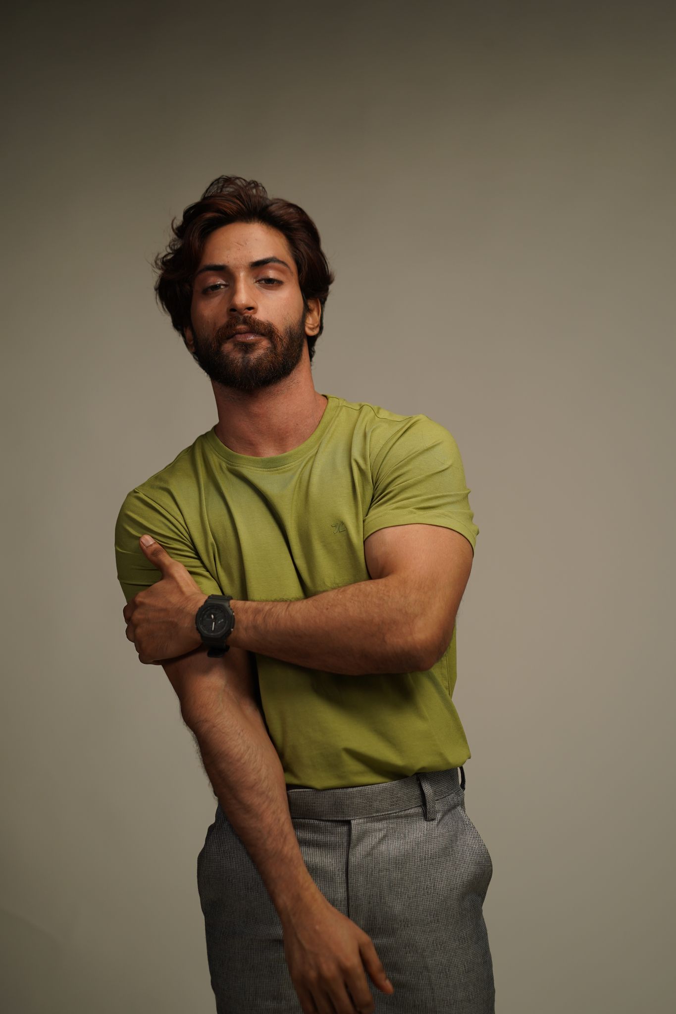 Premium Quality Guac Green Crewneck T-shirt @ 999