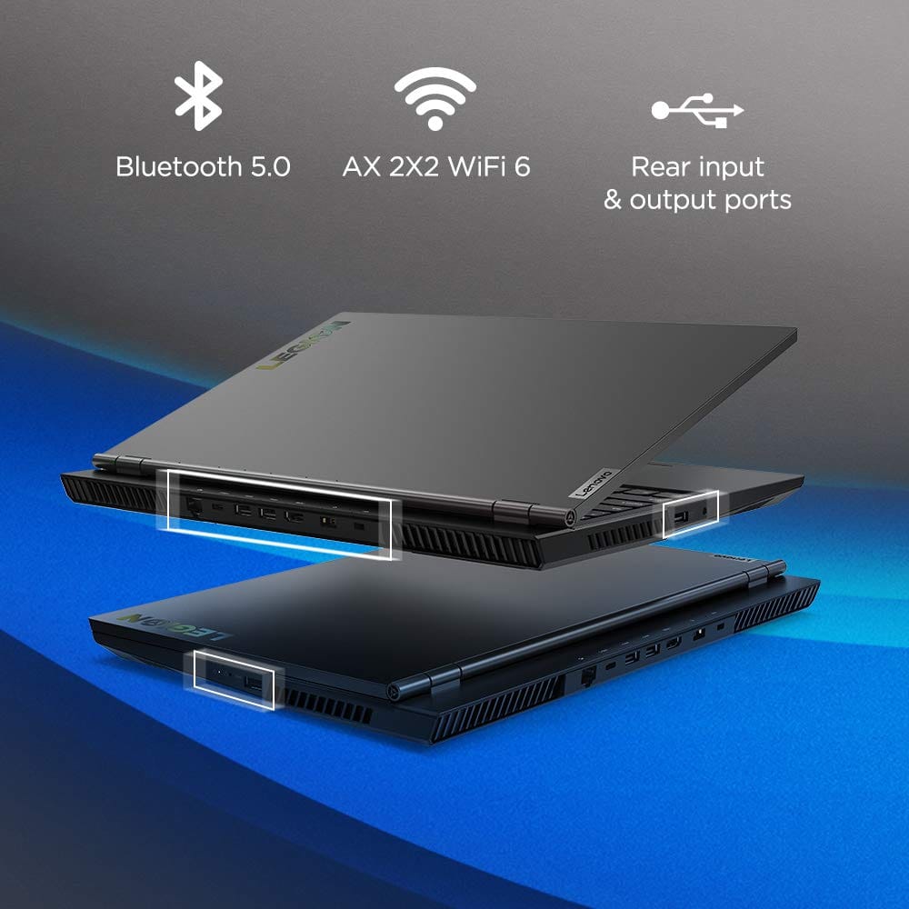 Lenovo Legion 5 AMD Ryzen 5 4600H 15.6" (39.62 cm) FHD IPS Gaming Laptop (8GB/1TB HDD + 256GB SSD/4GB NVIDIA GTX 1650/120Hz Refresh/Windows 10/Backlit Keyboard/Phantom Black/2.3Kg), 82B500BHIN