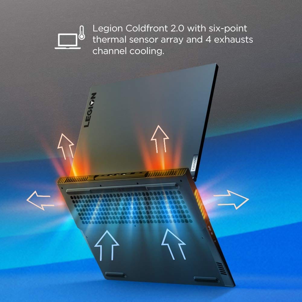 Lenovo Legion 5 AMD Ryzen 5 4600H 15.6" (39.62 cm) FHD IPS Gaming Laptop (8GB/1TB HDD + 256GB SSD/4GB NVIDIA GTX 1650/120Hz Refresh/Windows 10/Backlit Keyboard/Phantom Black/2.3Kg), 82B500BHIN