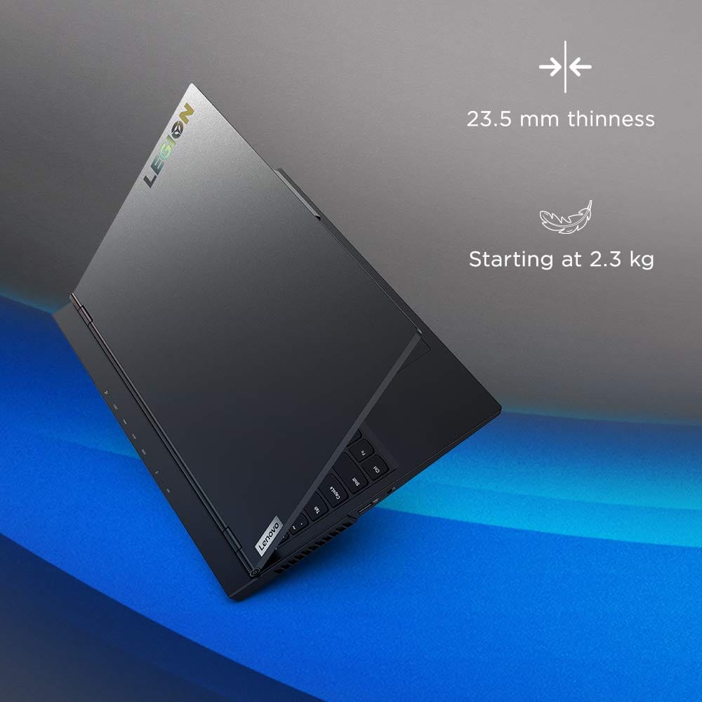 Lenovo Legion 5 AMD Ryzen 5 4600H 15.6" (39.62 cm) FHD IPS Gaming Laptop (8GB/1TB HDD + 256GB SSD/4GB NVIDIA GTX 1650/120Hz Refresh/Windows 10/Backlit Keyboard/Phantom Black/2.3Kg), 82B500BHIN