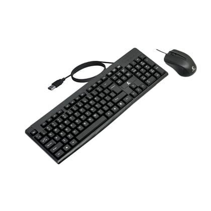 KiTech KM-099 Wired Keyboard and Wired Mouse (Combo)