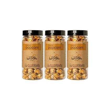 Caramel Popcorn - Pack of 3 (80 Grams Each)