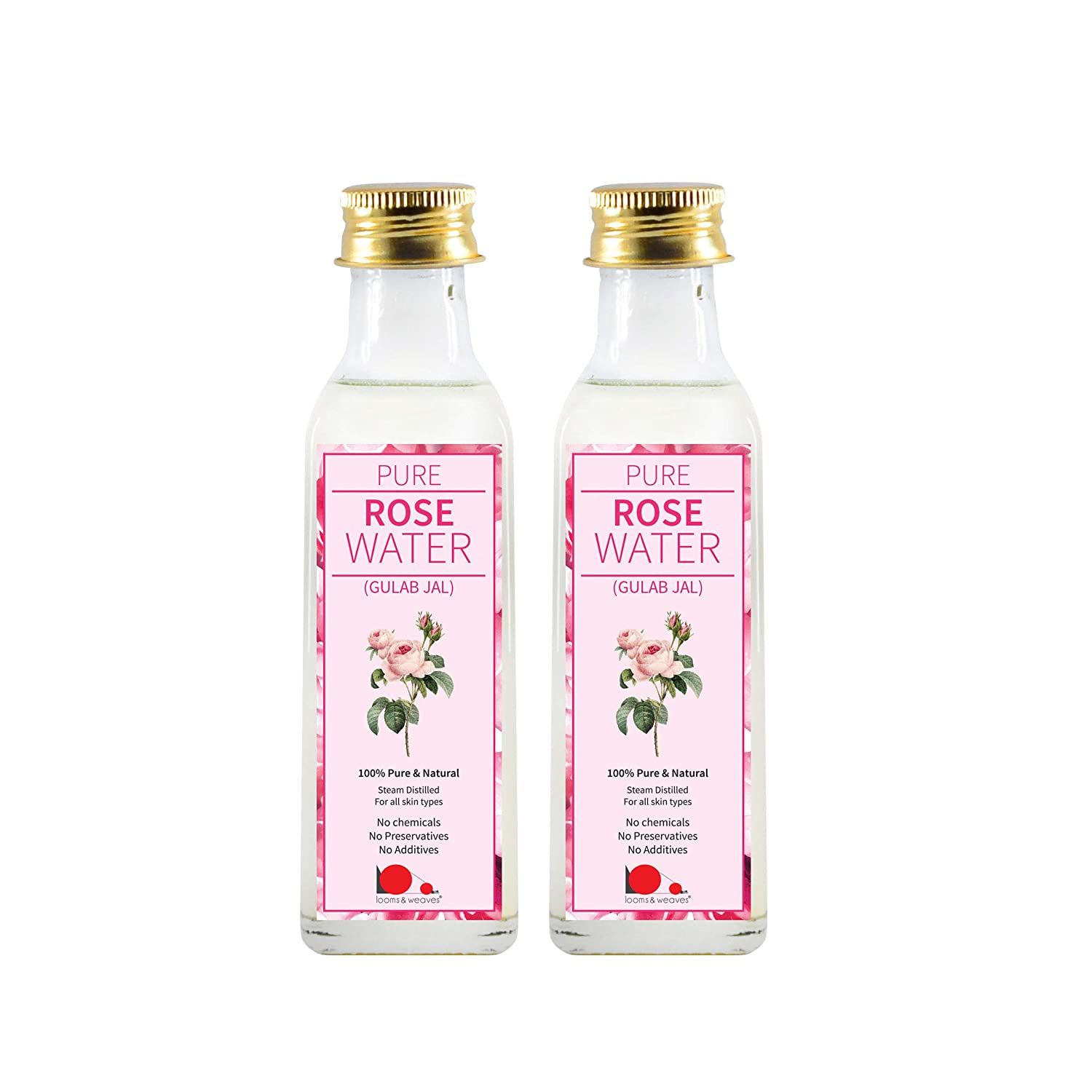 Ayurveda Rose Floral Water for Face and Skin – 200 ml (2 x 100ml)