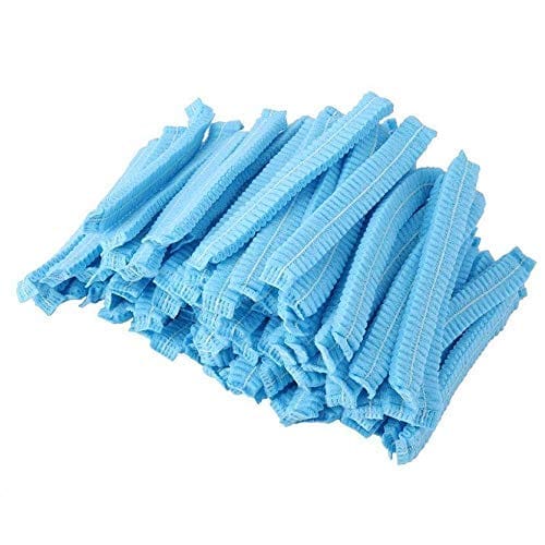 Disposable Bouffant Caps for Surgical, Restaurants & Home Use, 100 Pieces