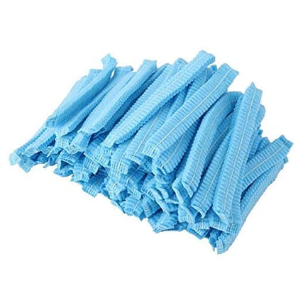 Disposable Bouffant Caps for Surgical, Restaurants & Home Use, 100 Pieces