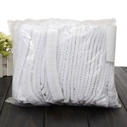 Disposable Bouffant Caps for Surgical, Restaurants & Home Use, 100 Pieces