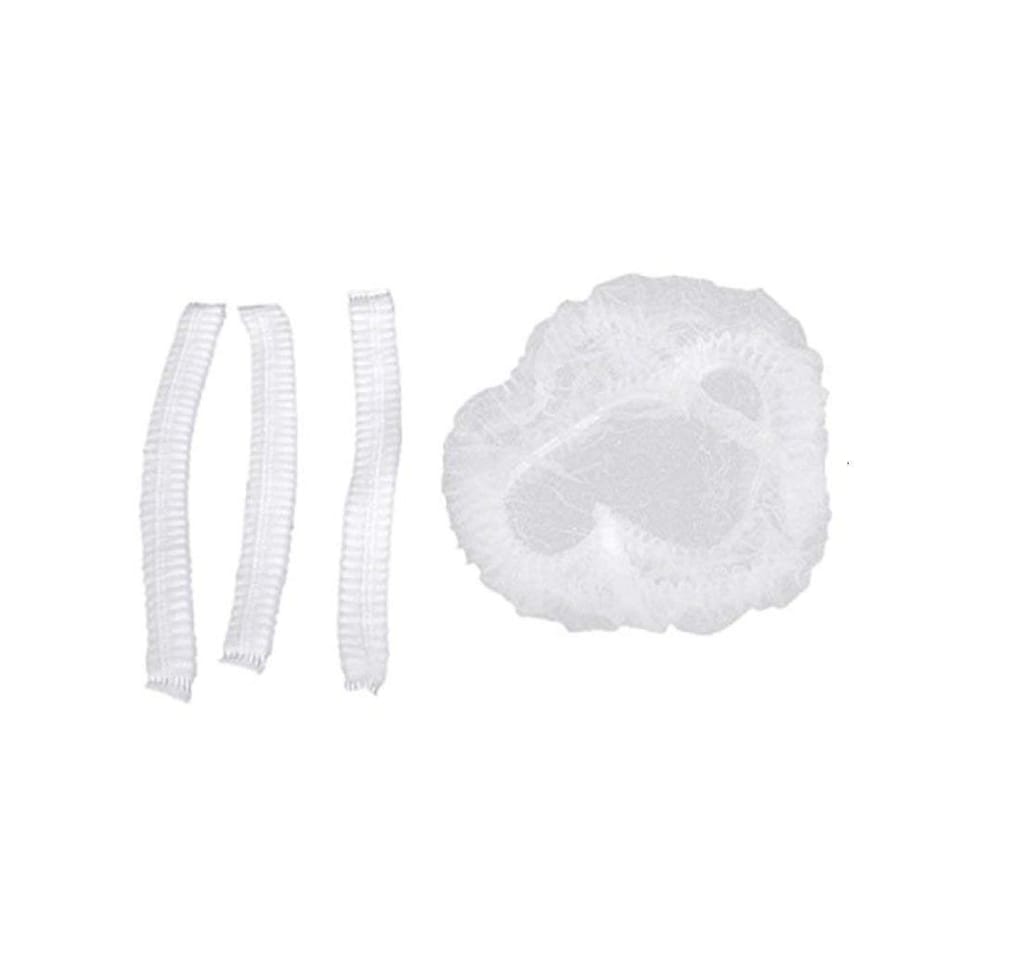 Disposable Bouffant Caps for Surgical, Restaurants & Home Use, 100 Pieces