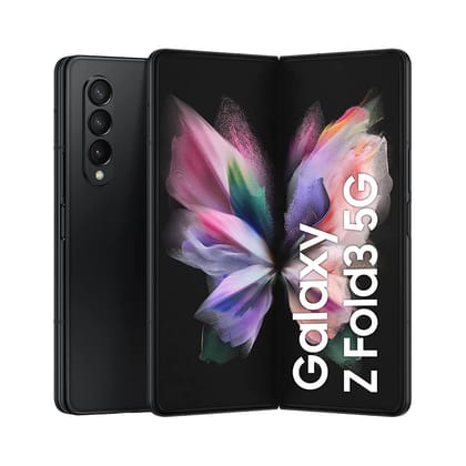 Samsung Galaxy Z Fold3 5G (Phantom Black, 12GB RAM, 512GB Storage) Black SM-F926BZKG