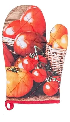Cotton Microwave Oven Gloves for Microwave (Set of 2 Pcs), Multicolour