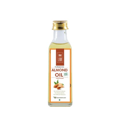 Sweet Almond oil – Make your skin more lustrous with pure Almond oil (100ml)