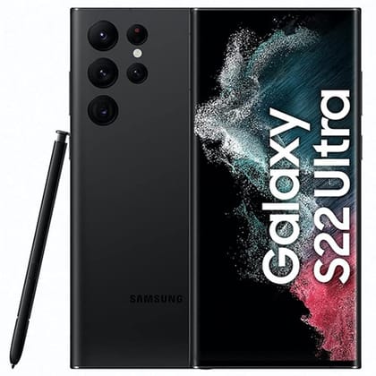 Samsung Galaxy S22 Ultra 5G (Black, 12GB, 512GB Storage) SM-S908EZKH