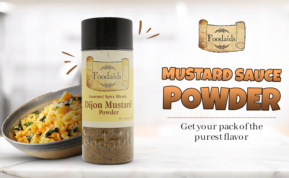 Dijon Mustard Sauce Powder (100 GM) Sprinkle ON Continental & Italian Food