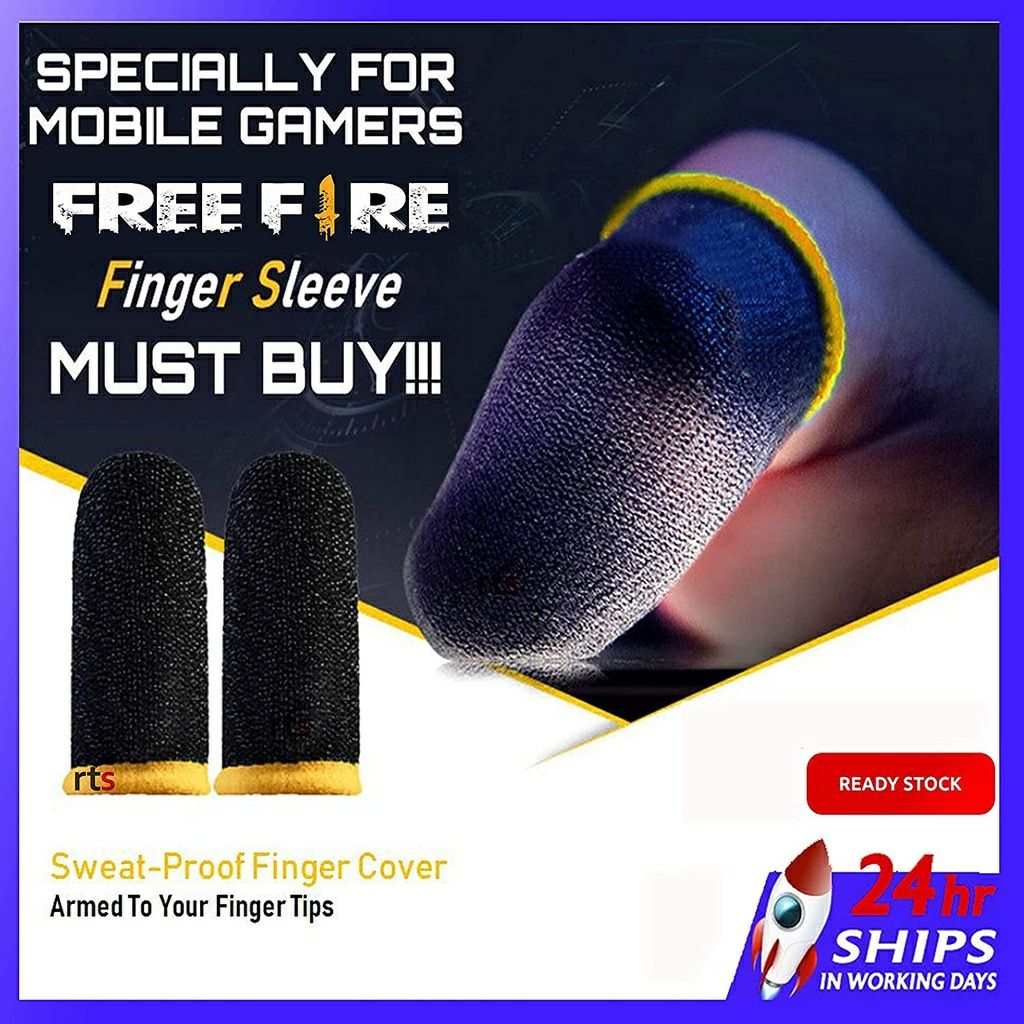 Pubg Finger Sleeve for All Mobile Gaming Pubg Free Fire (1 Pair)