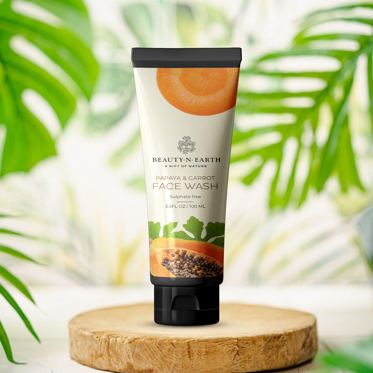 Papaya & Carrot Facewash, 100ml