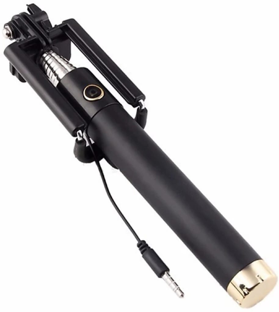 Selfie Stick for Android Video Making (Cable, Black)