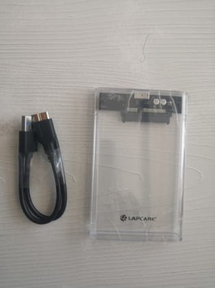 LAPCARE LAPCASE 2.5 inch Internal Hard drive enclosure  (For Laptop harddisk, Transparent)