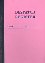 Despatch Register-500 page for Central Government Office