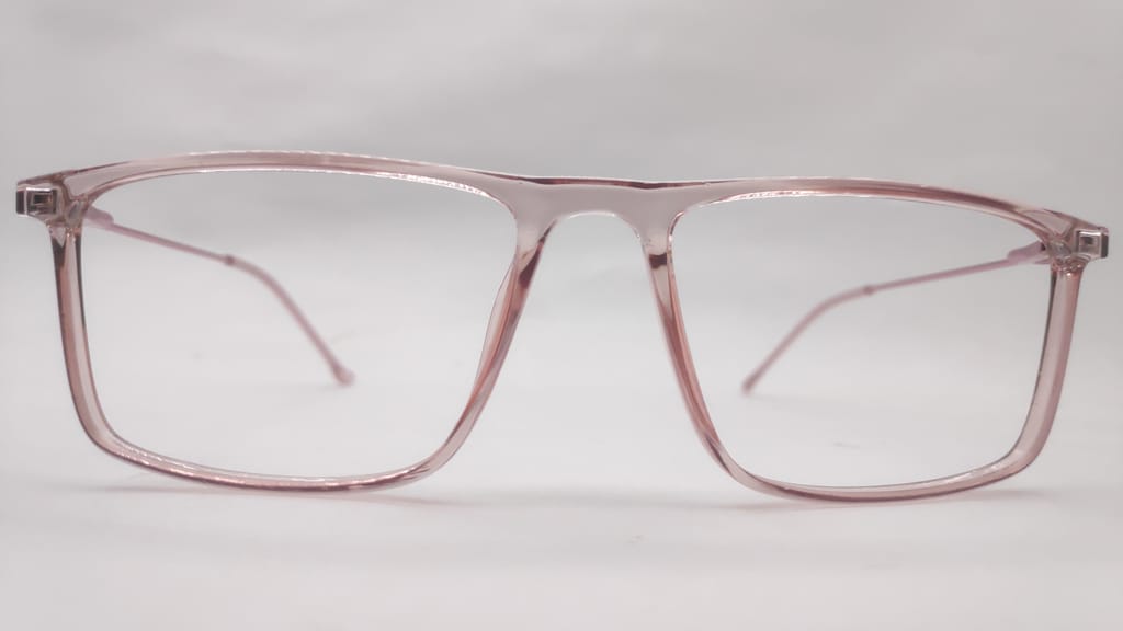 Unbreakable Spectacle Frame by shiv eye care white transparent