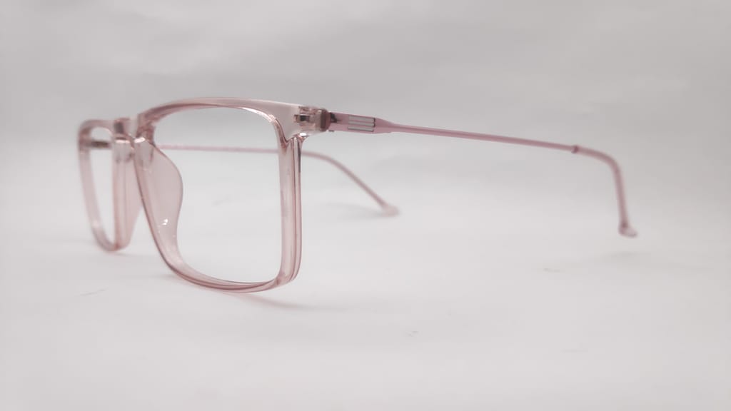 Unbreakable Spectacle Frame by shiv eye care white transparent