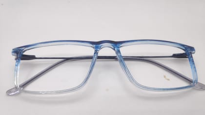 Unbreakable Spectacle Frame by shiv eye care blue mix colour
