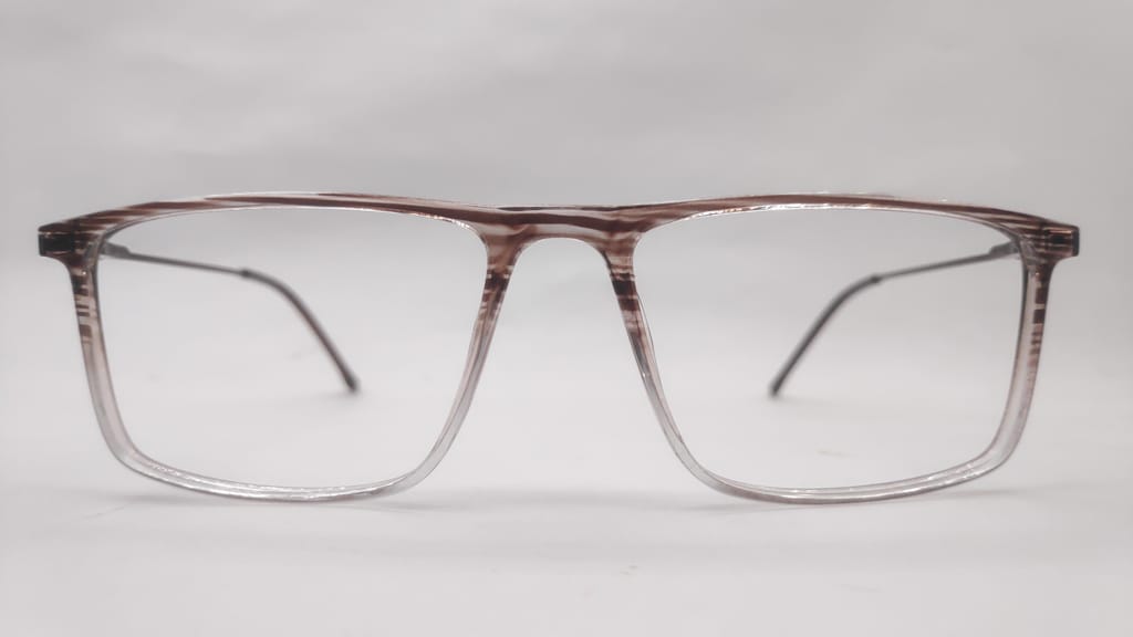 Unbreakable Spectacle Frame by shiv eye care tiger mix colour